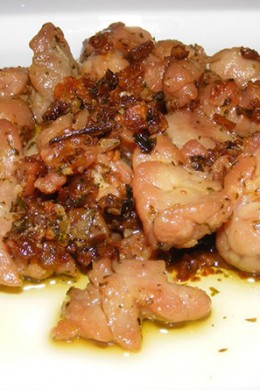 Mollejas - Restaurante El Cruce - Alcalá del Júcar