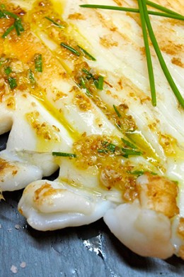 Sepia Plancha - Restaurante El Cruce - Alcalá del Júcar
