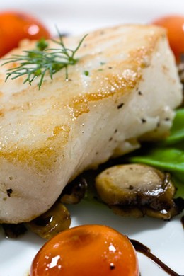 bacalao-a-la-plancha - Restaurante El Cruce - Alcalá del Júcar