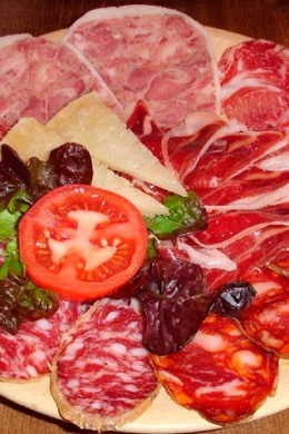 entremeses - Restaurante El Cruce - Alcalá del Júcar