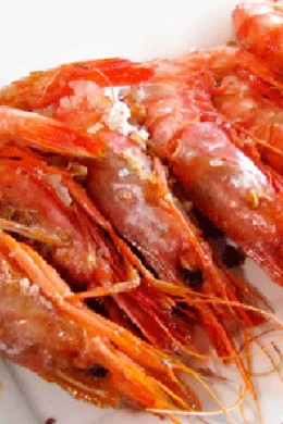 gamba-roja-a-la-plancha - Restaurante El Cruce - Alcalá del Júcar
