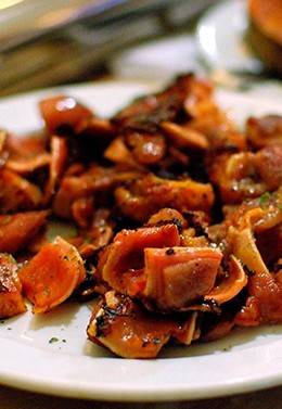 Oreja a la plancha - Restaurante El Cruce - Alcalá del Júcar