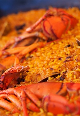 paella-bogavante - Restaurante El Cruce - Alcalá del Júcar
