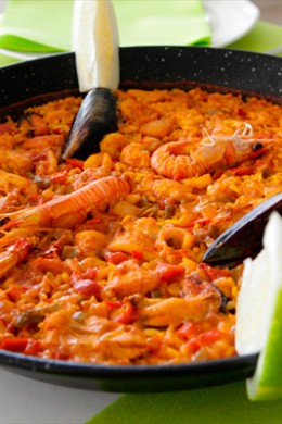 paella-de-marisco - Restaurante El Cruce - Alcalá del Júcar