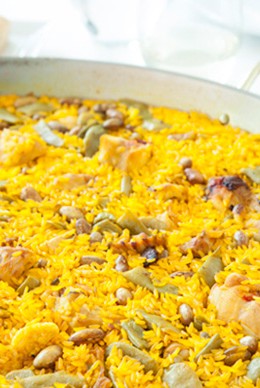 paella-valenciana - Restaurante El Cruce - Alcalá del Júcar